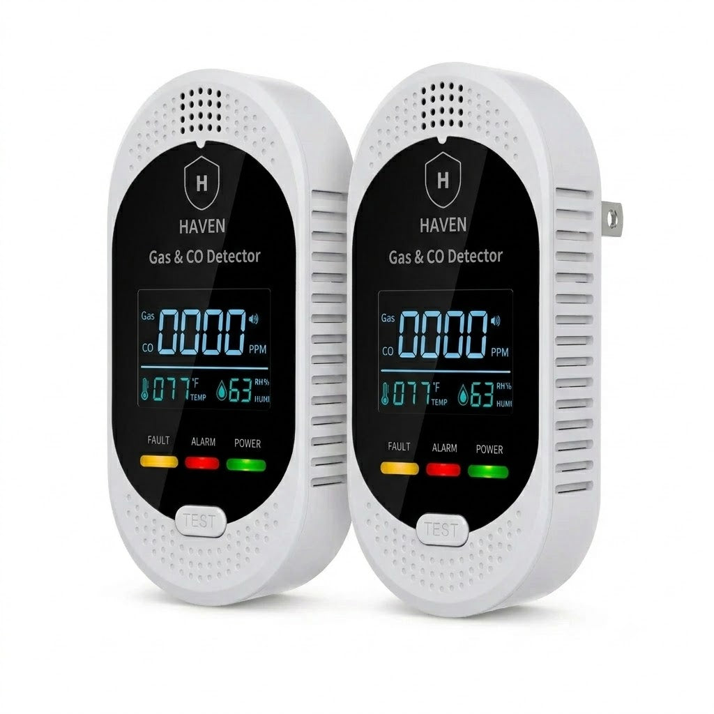 2-Pack Haven CO & Gas Detector