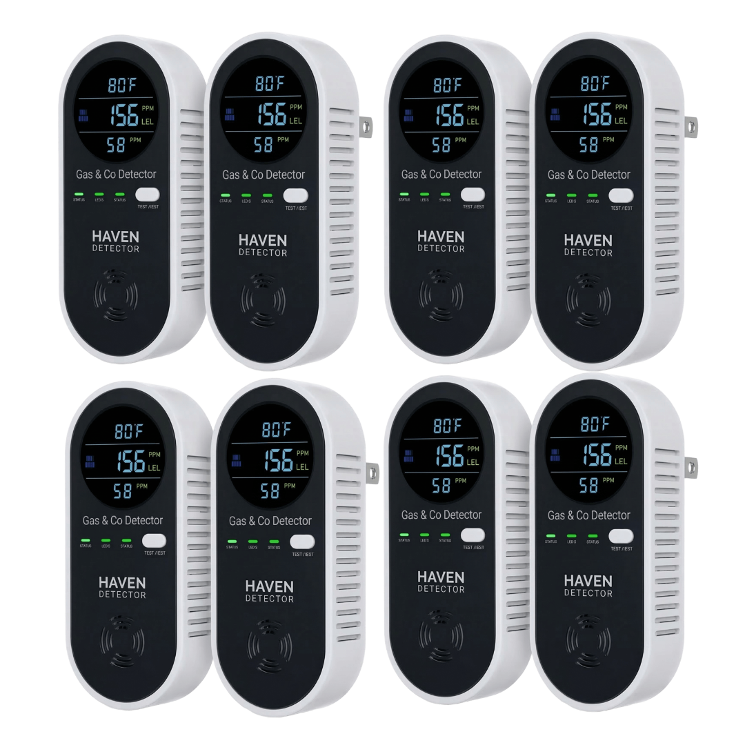 8-Pack Haven CO & Gas Detector